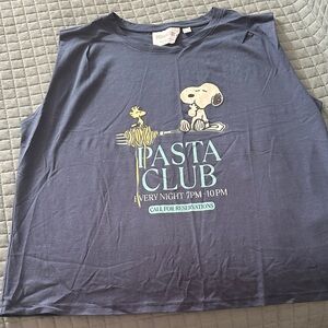 Snoopy Graphic Sleeveless Top